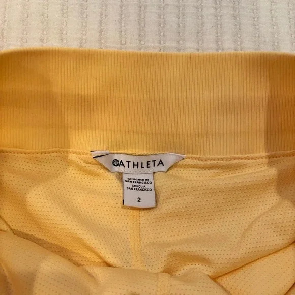 Athleta Womens Athletic Skort Built in Shorts Orange Pastel Color Size 2 - Picture 4 of 8